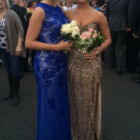 blue prom dress - Picture 2 of 2